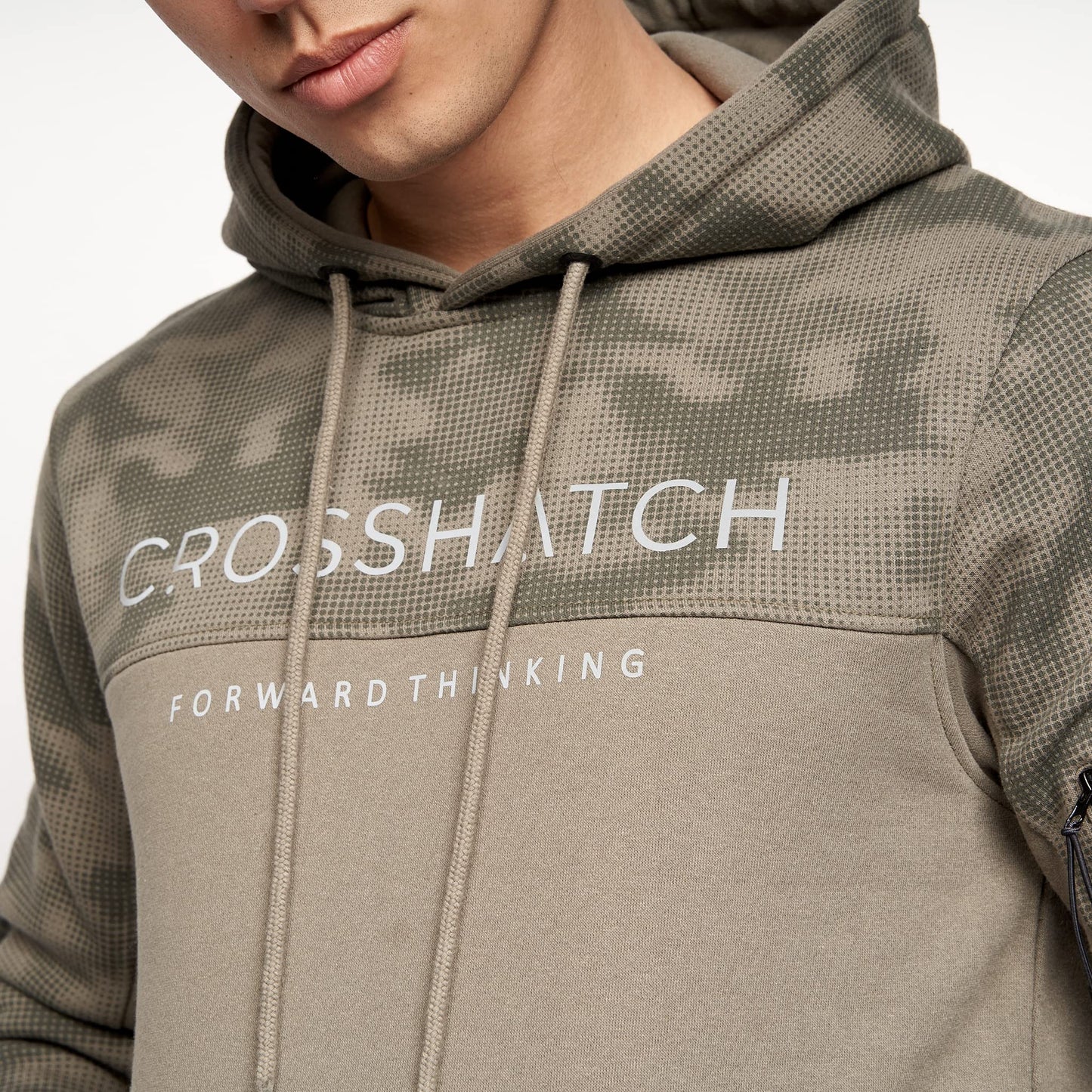 Crosshatch Mens Casual Hoodie (2 Pack) Classic Graphic Hooded Long Sleeve Sweatshirt