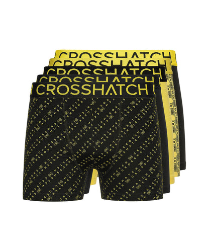 Crosshatch Mens Boxers Shorts (5 Pack) BUZZARD Multipack Underwear Gift Set Colour Mens Trunk Boxers