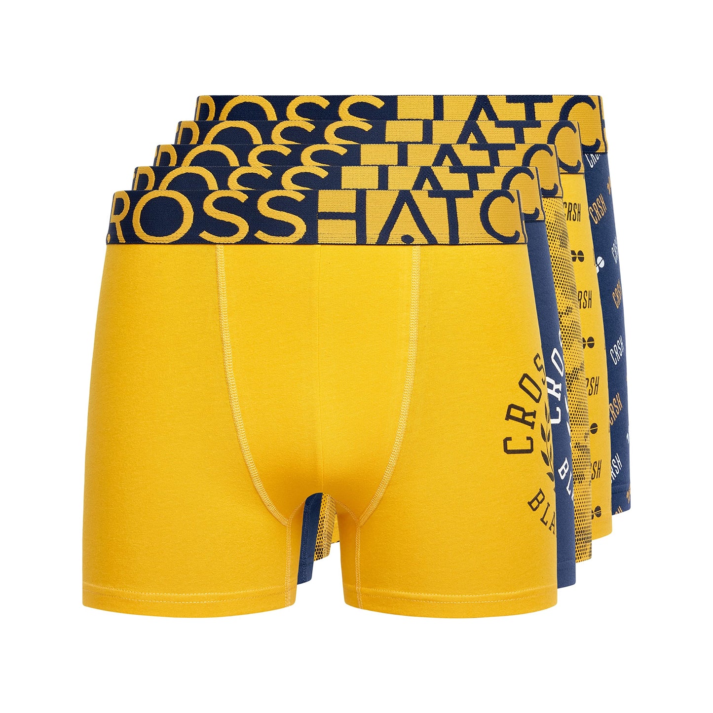 Crosshatch Mens Boxers Shorts (5 Pack) ASTRAL Multipack Underwear Gift Set Colour Mens Trunk Boxers